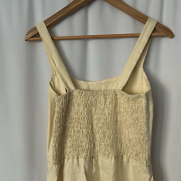 Faithfull the Brand NWT Cream Sainte Marie Pants Jumpsuit **Size 6**🌸🌸 - Picture 6 of 7